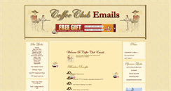 Desktop Screenshot of coffeeclubemails.net