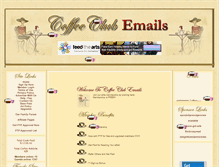 Tablet Screenshot of coffeeclubemails.net